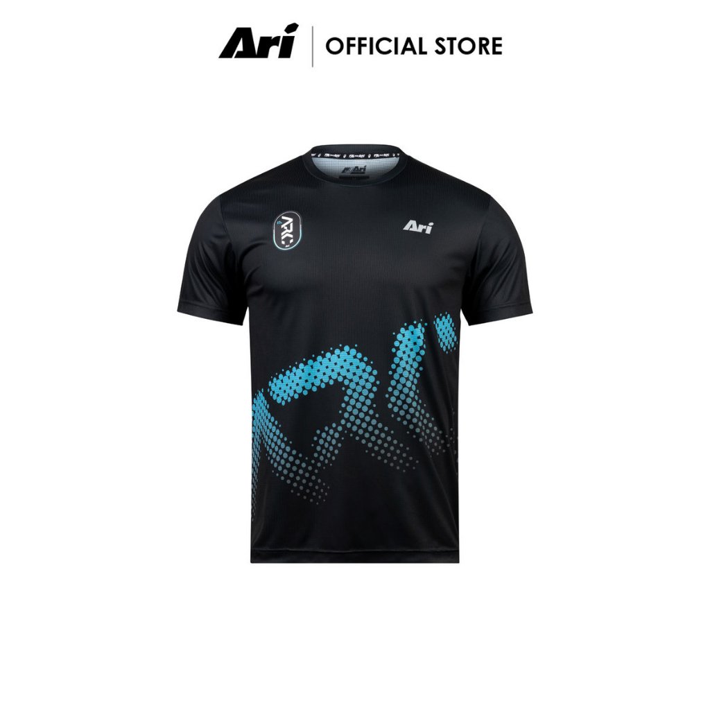 ARI UNISEX ARC GRAPHIC RUNNING TEE - BLACK (AAP2980-01) เสื้อวิ่ง อาริ ARC GRAPHIC RUNNING สีดำ