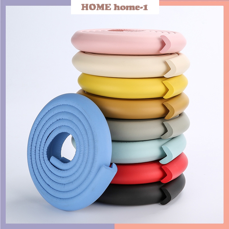 แถบป้องกันการชนกันสำหรับเด็ก 2M DIY มุมป้องกันเฟอร์นิเจอร์โฟม