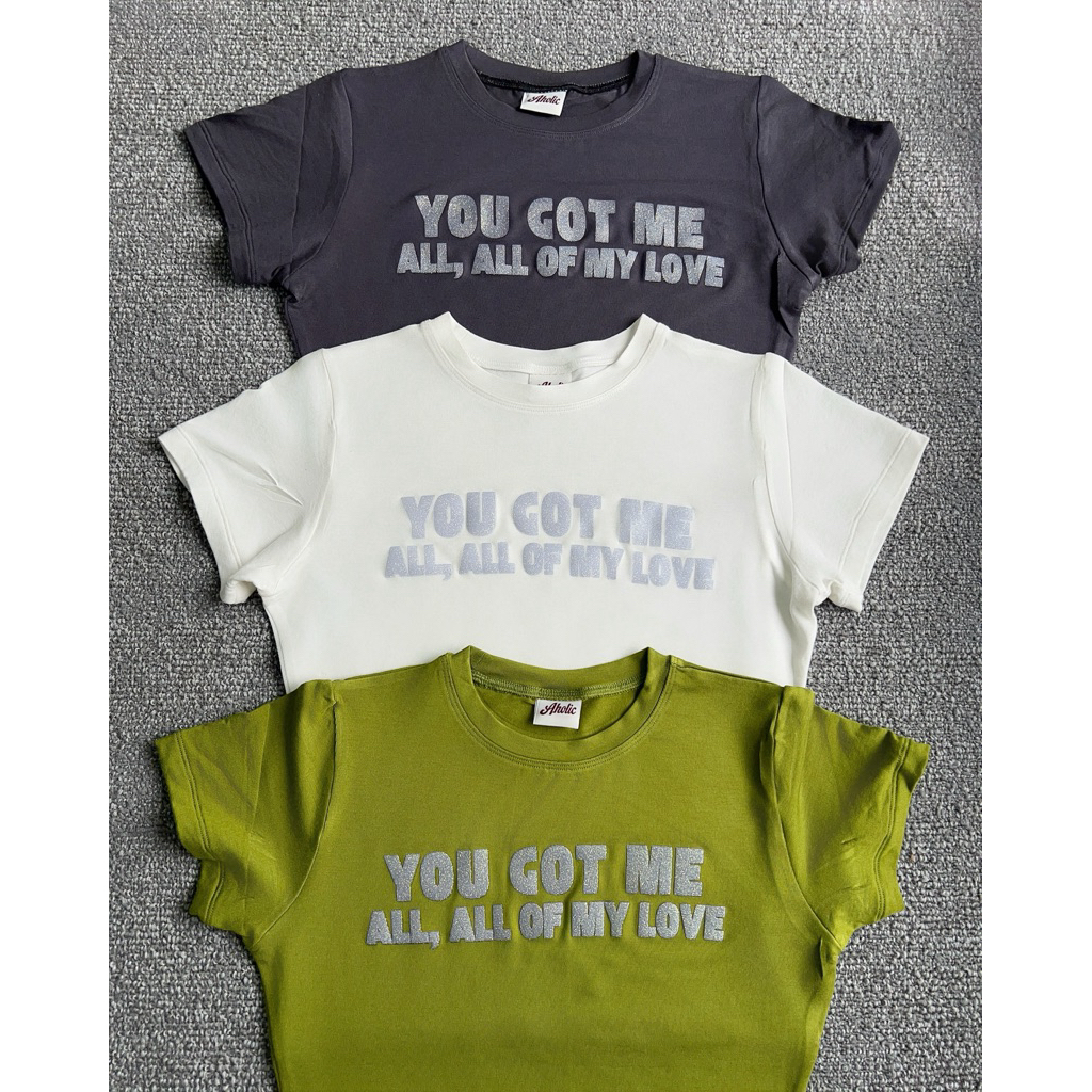AHOLICBKK | YOU GOT ME SLIM FIT - เสื้อทรงสลิมฟิต