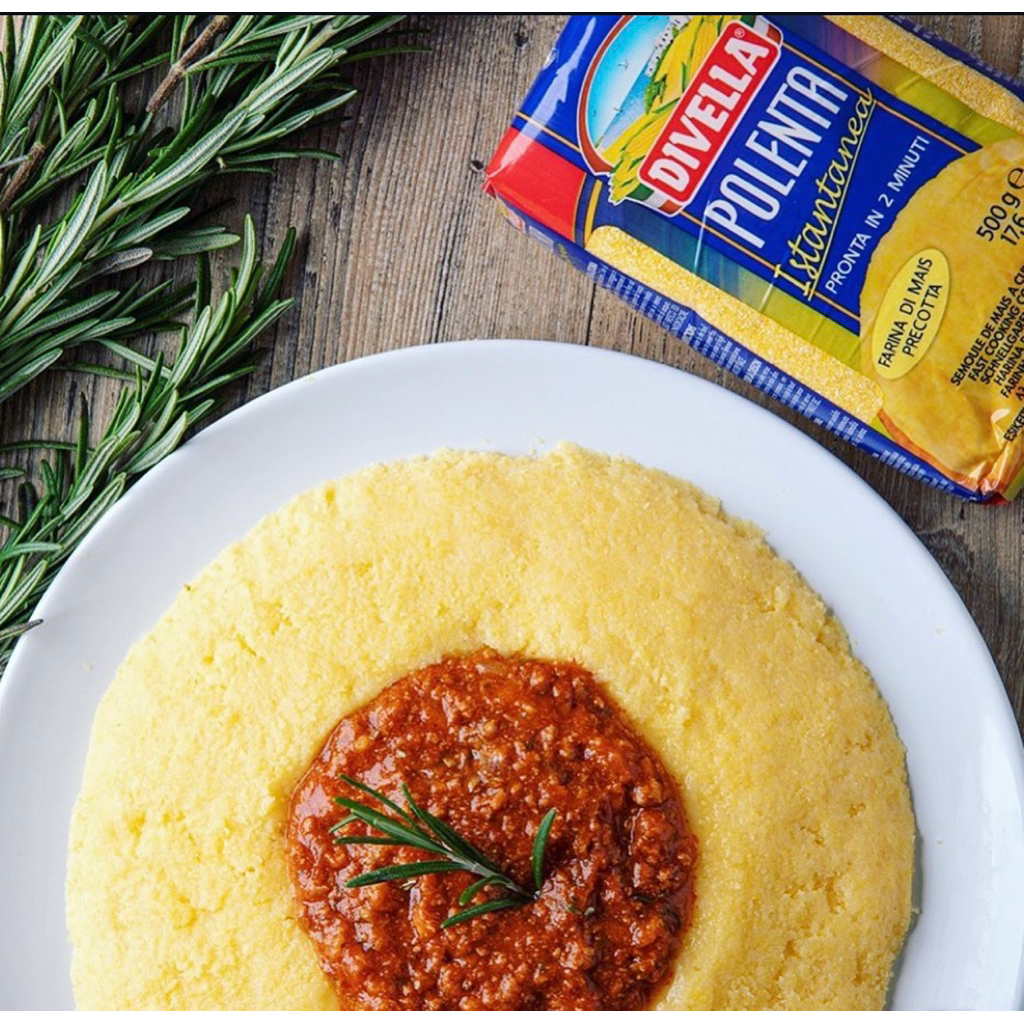 โพเลนต้า แป้งข้าวโพด ดีเวลล่า 500 กรัม-  DIVELLA Polenta 500 g