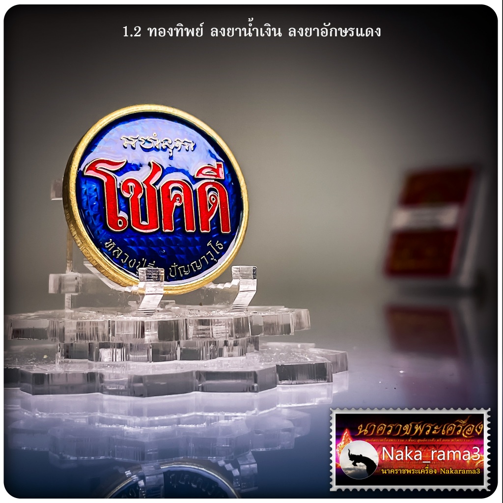 เหรียญโชคดี หลังพญางู หลวงปู่อิ่ม ปัญญาวุโธ วัดทุ่งนาใหม่ จ.นครศรีธรรมราช