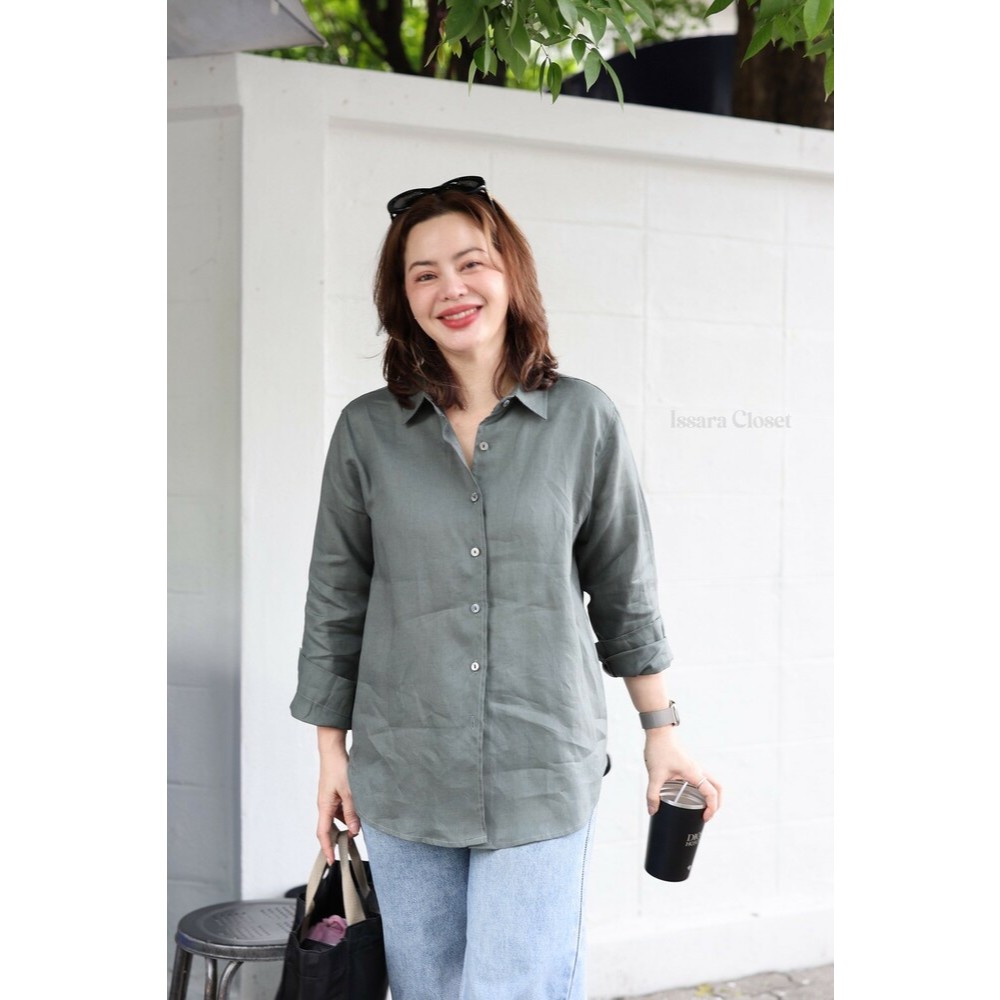 รวม เสื้อเชิ้ตลินินรุ่น คลาสสิก ทุกสีทุกไซส์