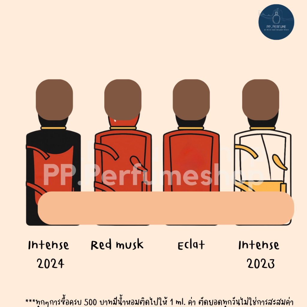 (น้ำหอมแท้) Si EDP Intense & Passionate Intense, Red musk