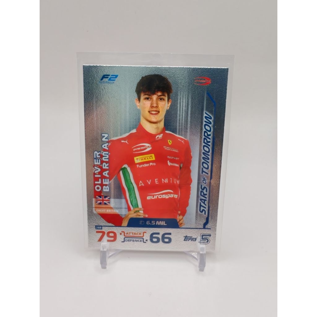 การ์ด f1 topps turbo attax 2024 oliver bearman