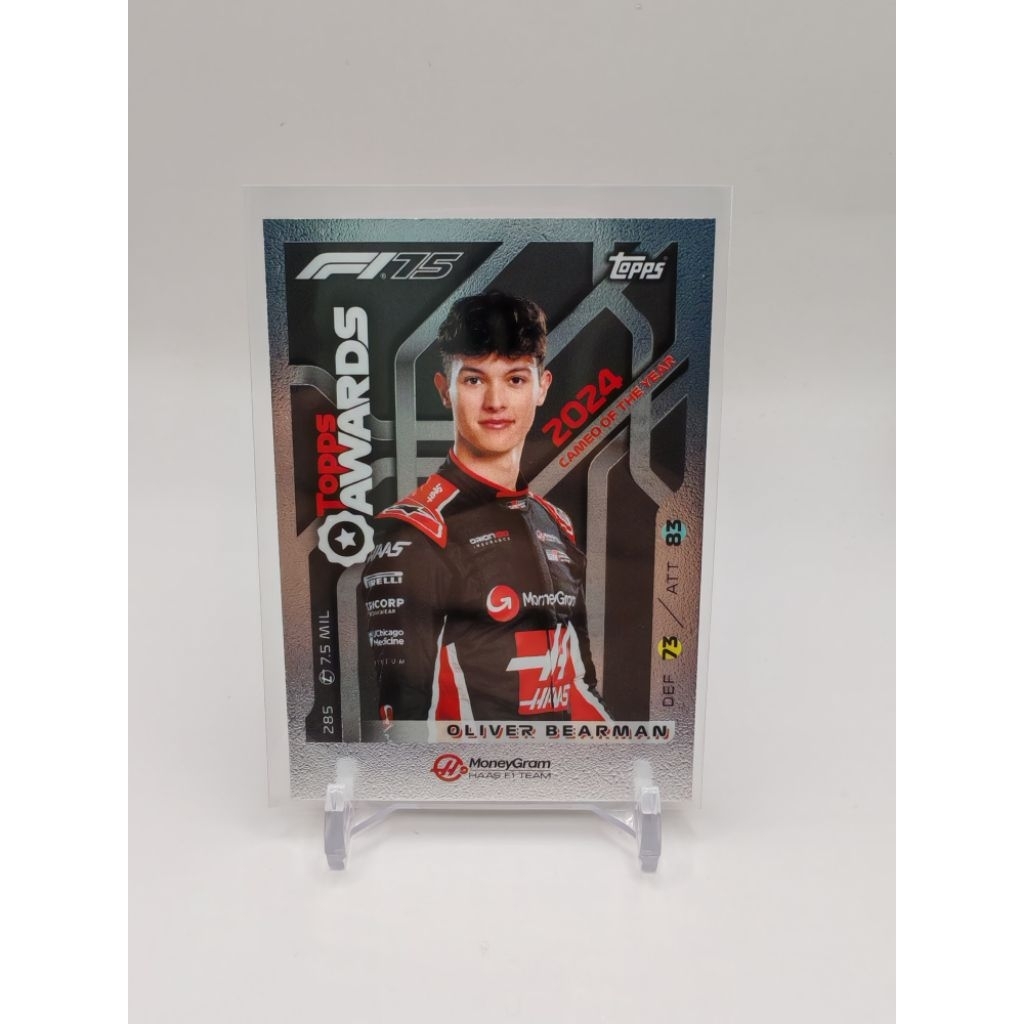 การ์ด f1 topps turbo attax 2025 oliver bearman