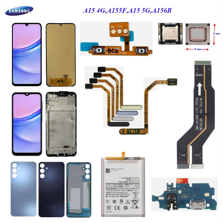 อะไหล่มือถือ Samsung A15 4G,A155,A15 5G,A156/หน้าจอ LCD