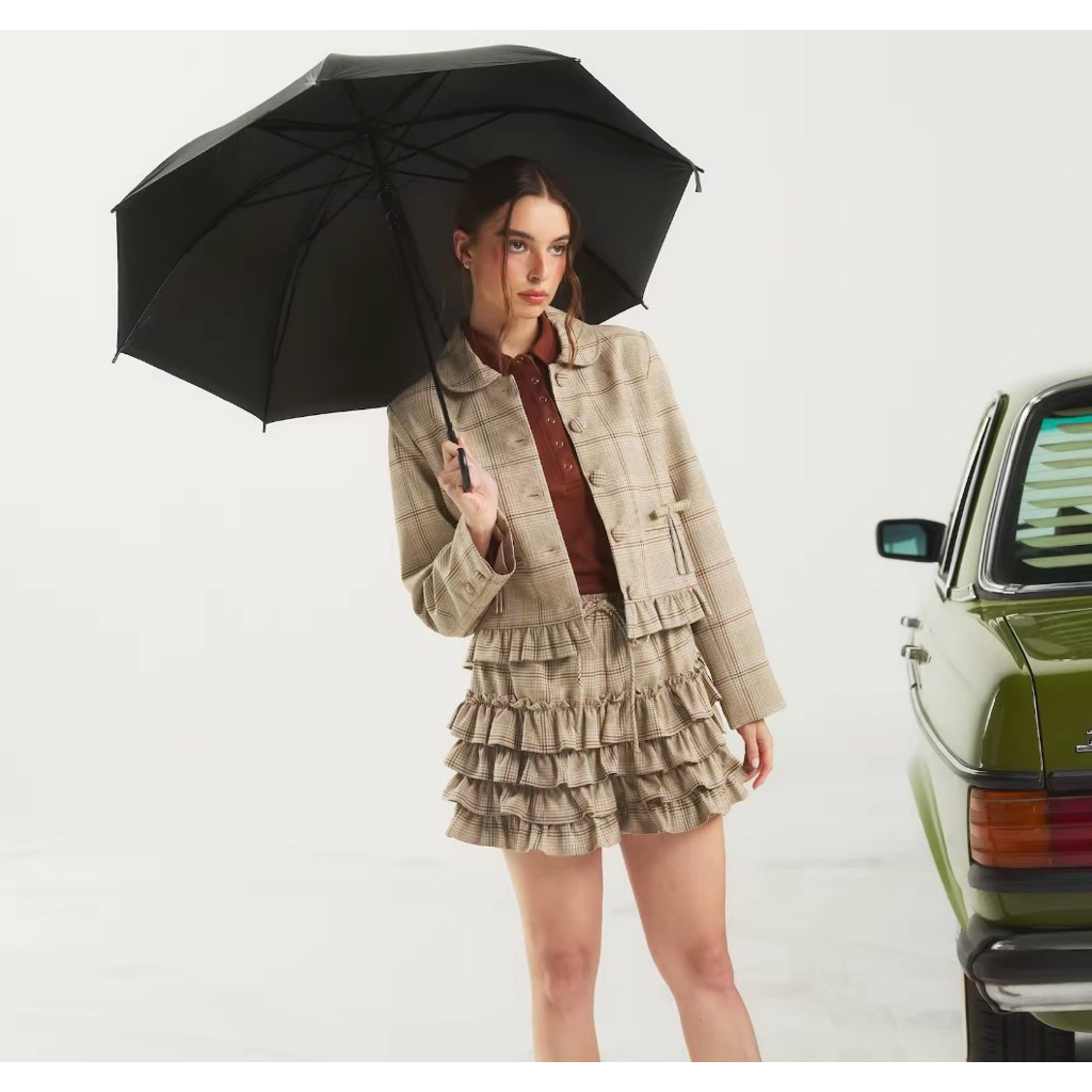 etoile bnk brand ทั้ง set vienna jacket + rosemary short size m สี bigben