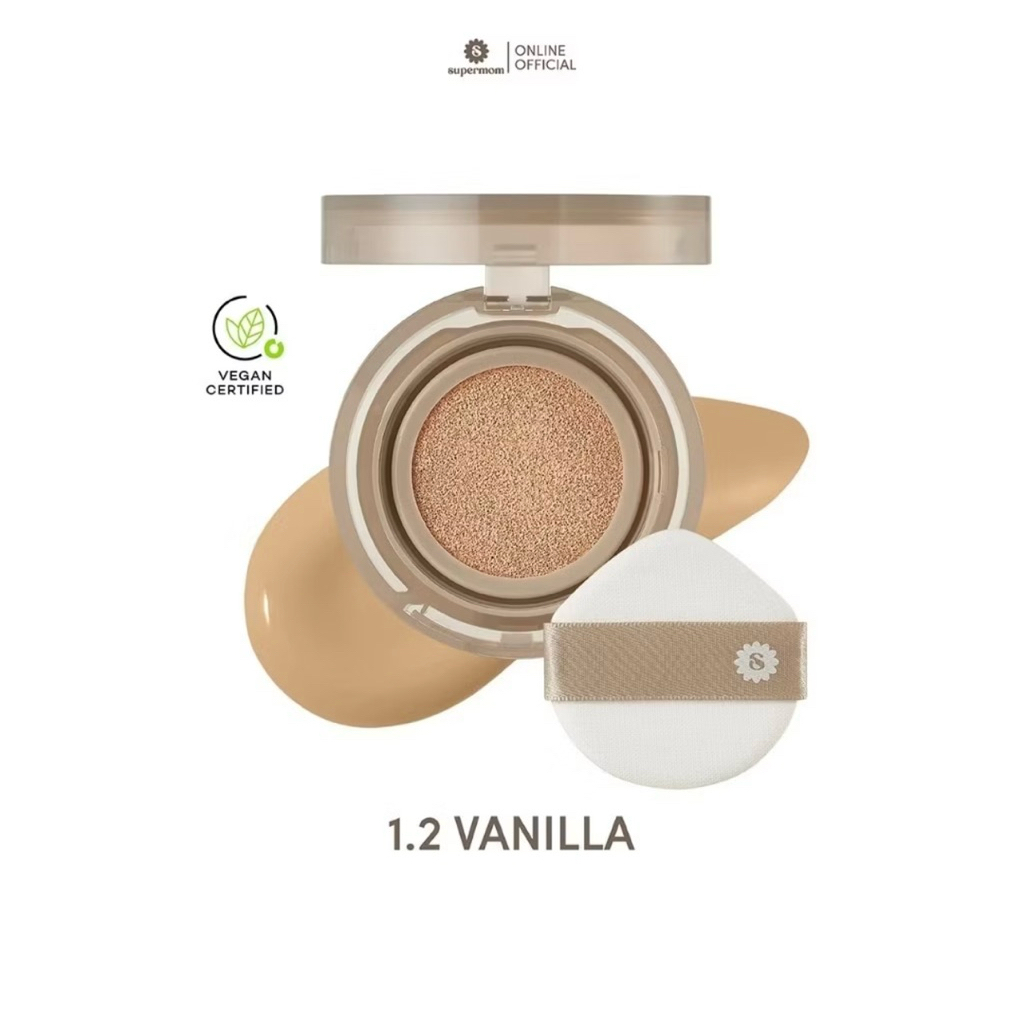 ถูก/แท้ Refill คุชชั่น Supermom Second Skin Matte Cushion SPF 50 PA++++