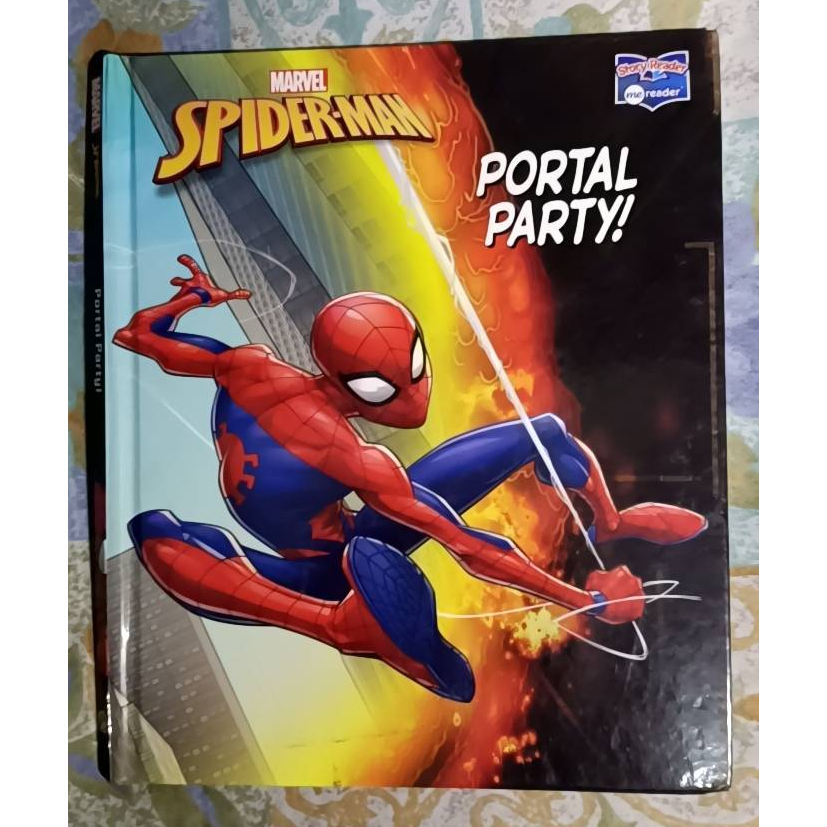 (Used) นิทานภาษาอังกฤษ Marvel Spiderman Portal Party! มือสอง