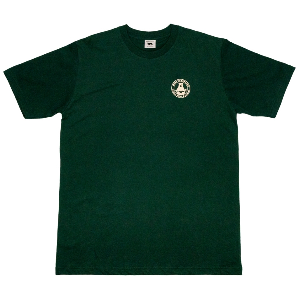 Rubber Killer - BEAR & FISH T-SHIRT - Dark Green - 100370036