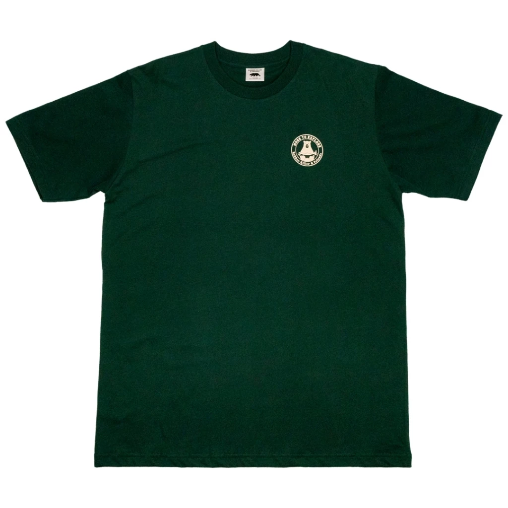 Rubber Killer - BEAR & FISH T-SHIRT - Dark Green - 100370036