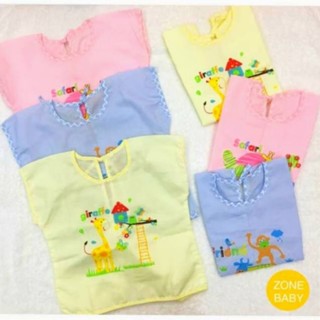 🌺3 ตัว 109 บาท🌺เสื้อผูกหลังเด็กอ่อน ผ้าโทเร กุ๊นขอบ พิมพ์ลาย…