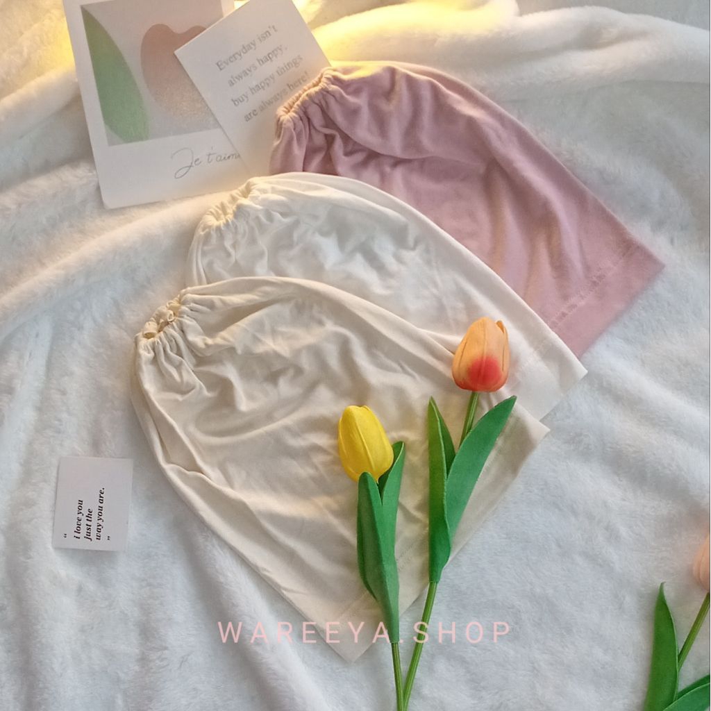 อินเนอร์มุสลิมะฮฺ อินเนอร์ผ้ายืดเรยอน ผ้านุ่มนิ่ม 27 สีน่ารักละมุน ฟรีไซส์ สินค้าพร้อมส่ง