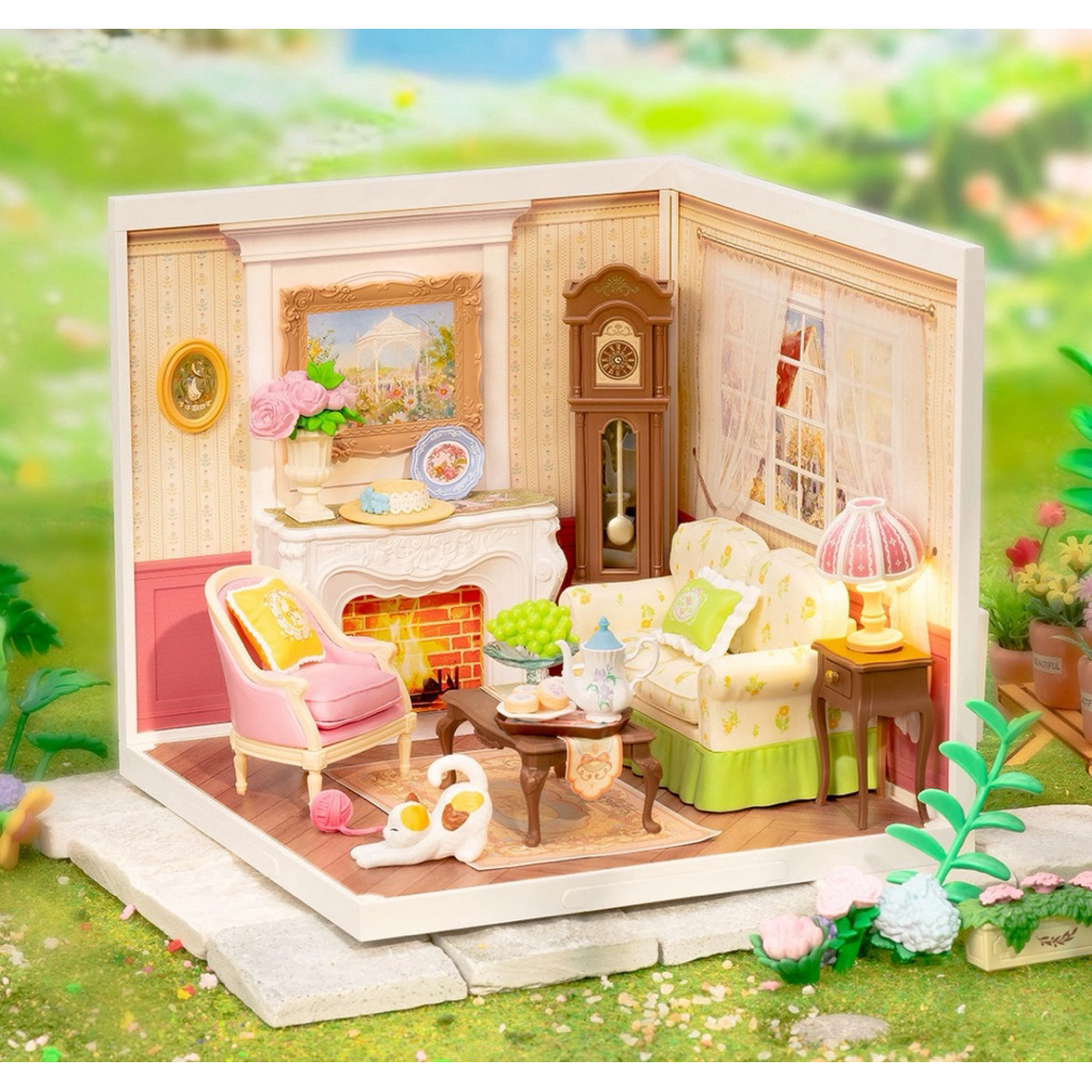 Rolife Holiday Tea Time DIY English version DW023 ไม่รวมเซตประตู-หลังคา [พร้อมส่ง]