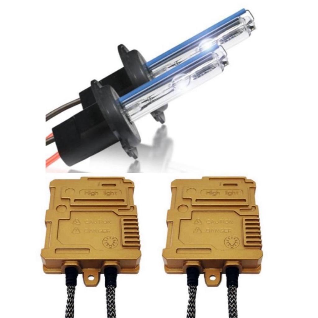 hi_tools ชุดหลอดไฟหน้ารถยนต์ XENON HID เป็นชุด1คู่ ขั้ว H7 พร้อมบัลลาสต์CAN BUS 55W  มีค่าสี 3K 43K 