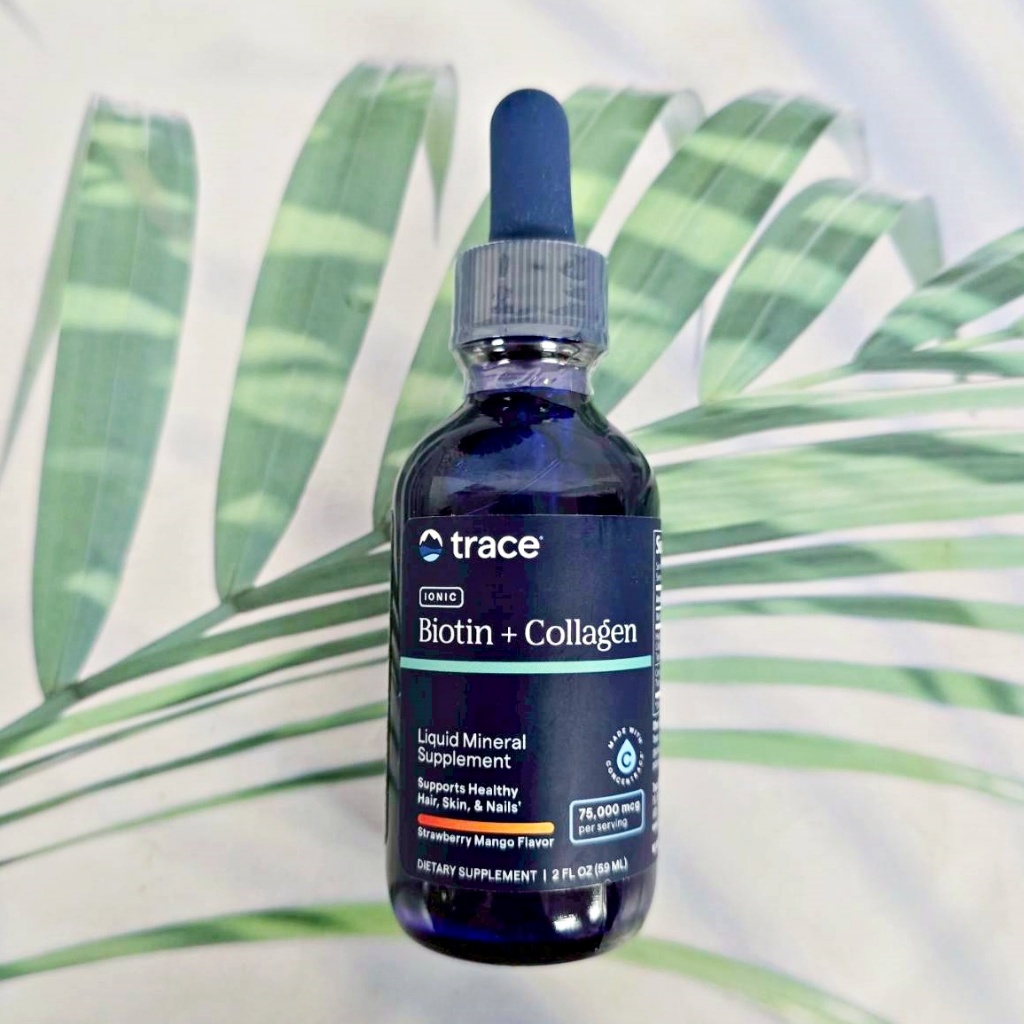 (Trace®) Biotin + Collagen Liquid Strawberry Mango 59 ml  ไบโอติน + คอลลาเจน