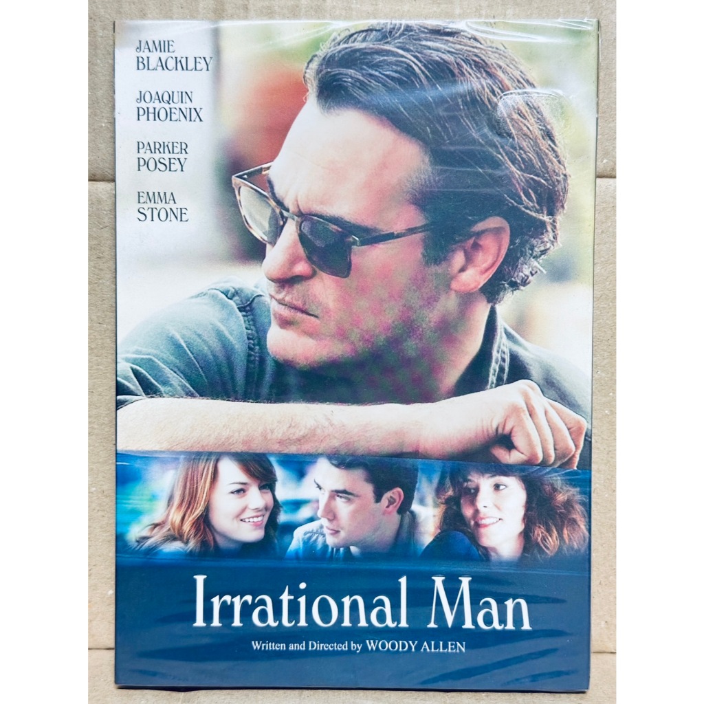 DVD : Irrational Man (2015) " Jamie Blackley, Joaquin Phoenix, Emma Stone " A Film by Woody Allen "