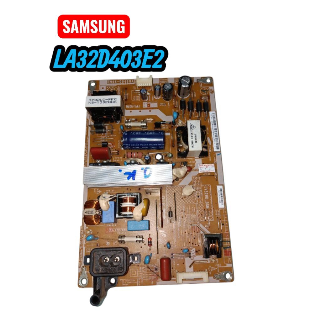 บอร์ดซัพพลายทีวี samsung รุ่นLA32D403E2พาร์ทBN44-00468Aแท้ถอด