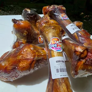 Dogfin (ด็อกฟิน) กระดูกวัวย่างติดเนื้อ ขนมขัดฟัน ลดหินปูน สำหรับสุนัขทุกสายพันธุ์