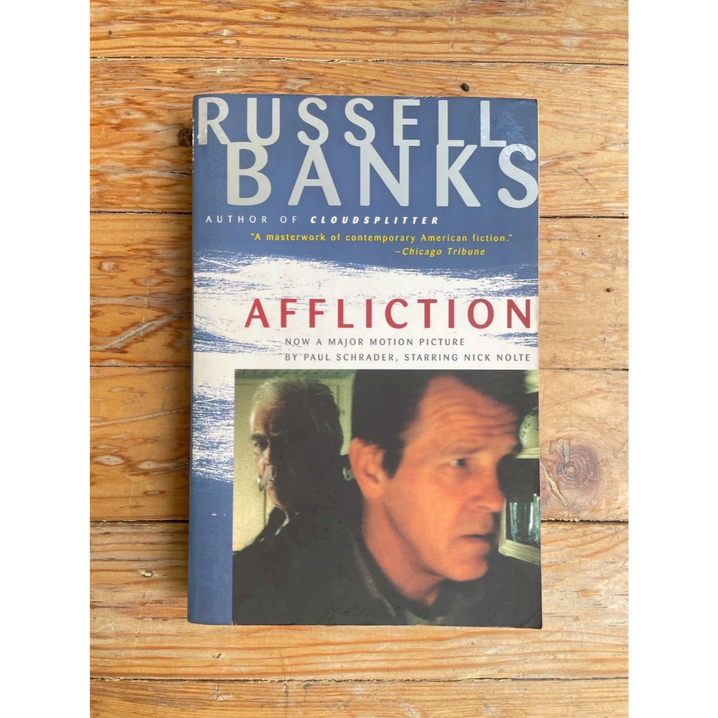 Affliction - Russell Banks (ร้านหนังสือมือสองภาษาอังกฤษGekko Books)