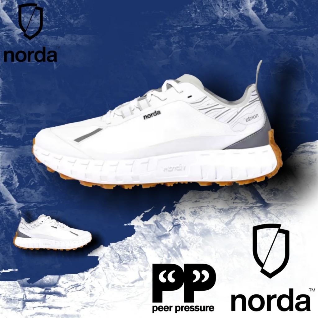 NORDA 001 White รองเท้าผ้าใบ（ของแท้ 100 %）