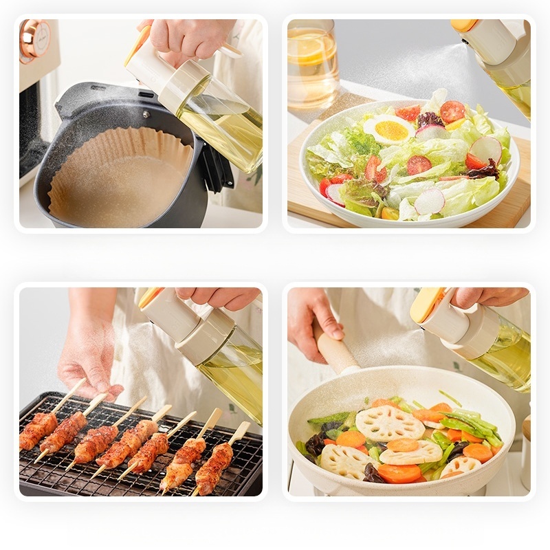 ​180ML/250ML ขวดสเปรย์น้ำมัน(พร้อมหัวฉีดสเปรย์)ขวดสเปรย์แก้วใส่น้ำมัน ขวดแก้วใส่น้ำมัน และเครื่องปรุง - รูปที่ 6