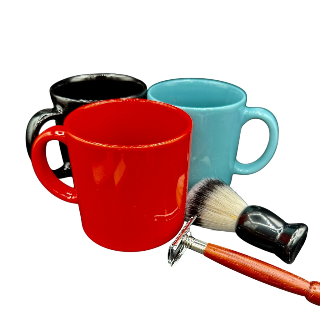 Ceramic Shaving Soap Cup / Bowl - for Whitebeard"s Round Shaving Soap