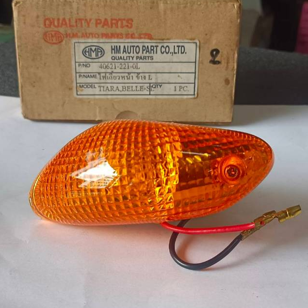 ไฟเลี้ยวหน้า TIARA/BELLE-SL ข้างซ้าย ของทดแทน ยี่ห้อ HMA รหัส 40621-221-0L