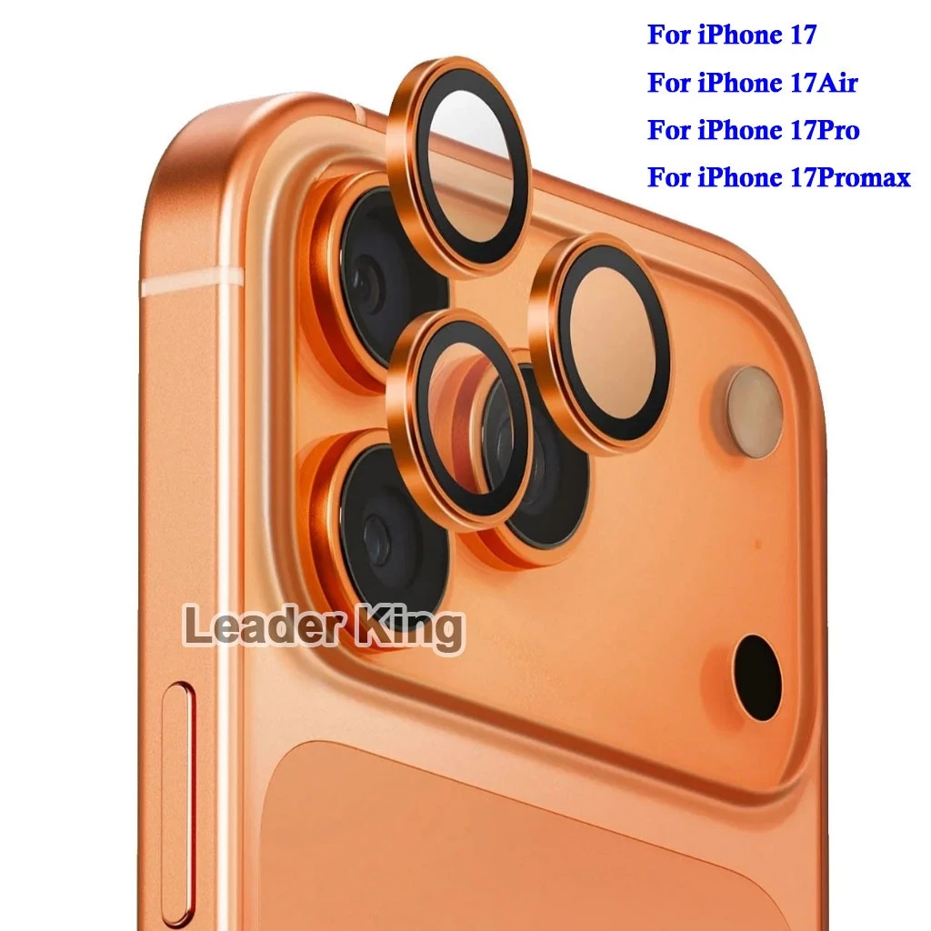 ฟิล์มเลนส์กล้องแบบใหม่ แบบมีบล๊อก สำหรับ iPhone 17 17pro 17air 17promax 037