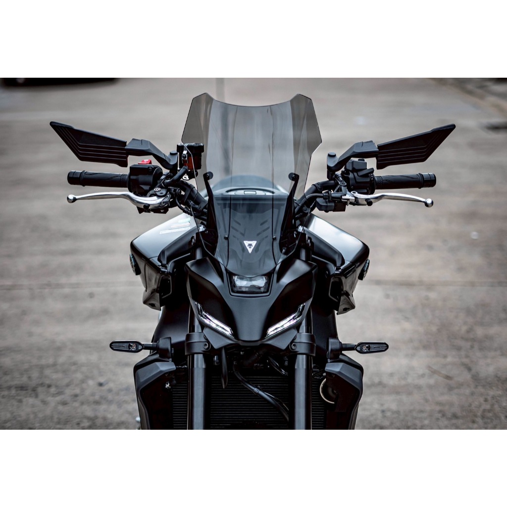 กระจกมองข้าง ทรงวิงเลท V2 Were Wolf สำหรับ YAMAHA MT-09 , MT-07