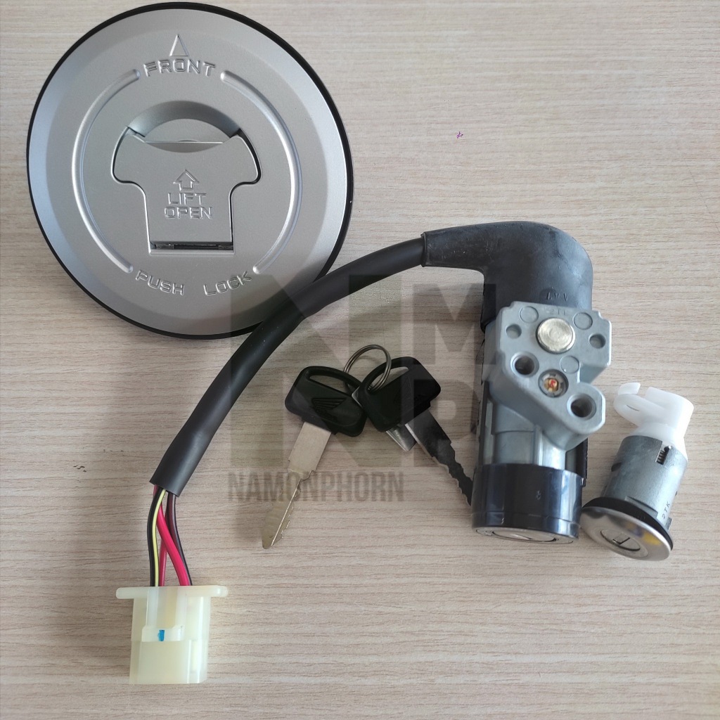 กุญแจ สวิทกุญแจ MSX 125 2012-2015 ไฟหน้า หลอดฮาโลเจน สวิทกุญแจชุดใหญ่ แท้ HONDA KEY SET  68