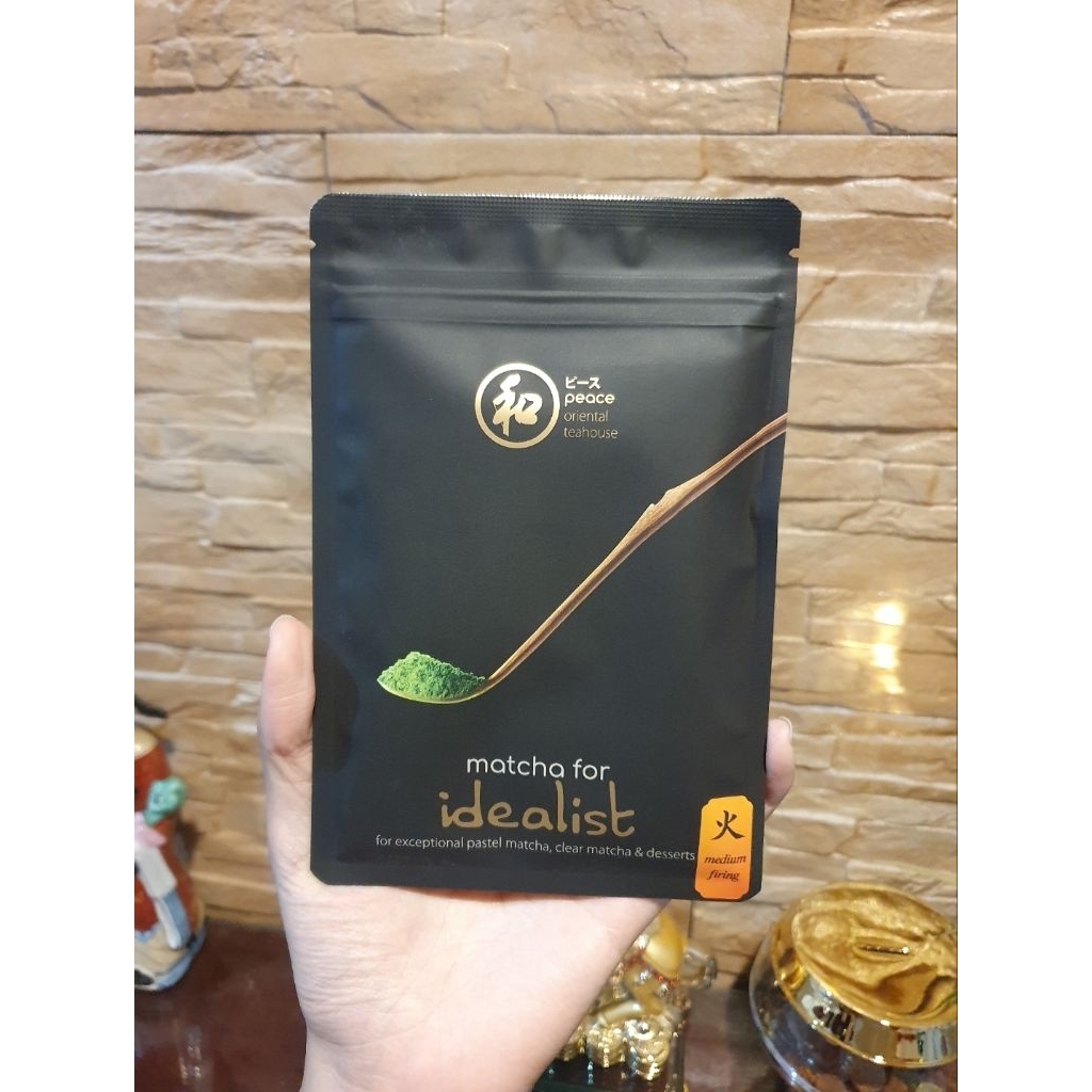 (พร้อมส่ง) Peace oriental teahouse มัทฉะ เกรดประกวด Idealist Medium 40g |  100% Matchless series แม่