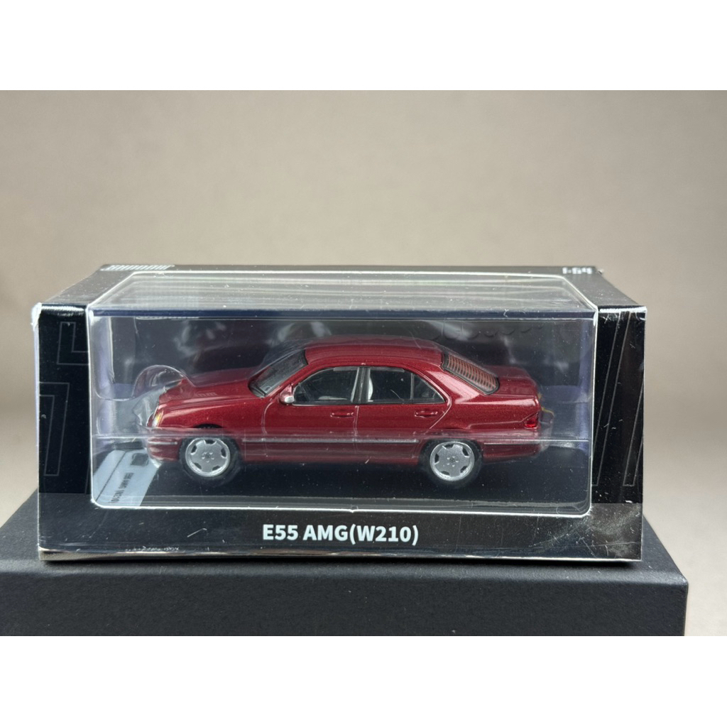 🔹Mercedes Benz E55 AMG W210 Red Scale 1:64 ยี่ห้อ Shadow