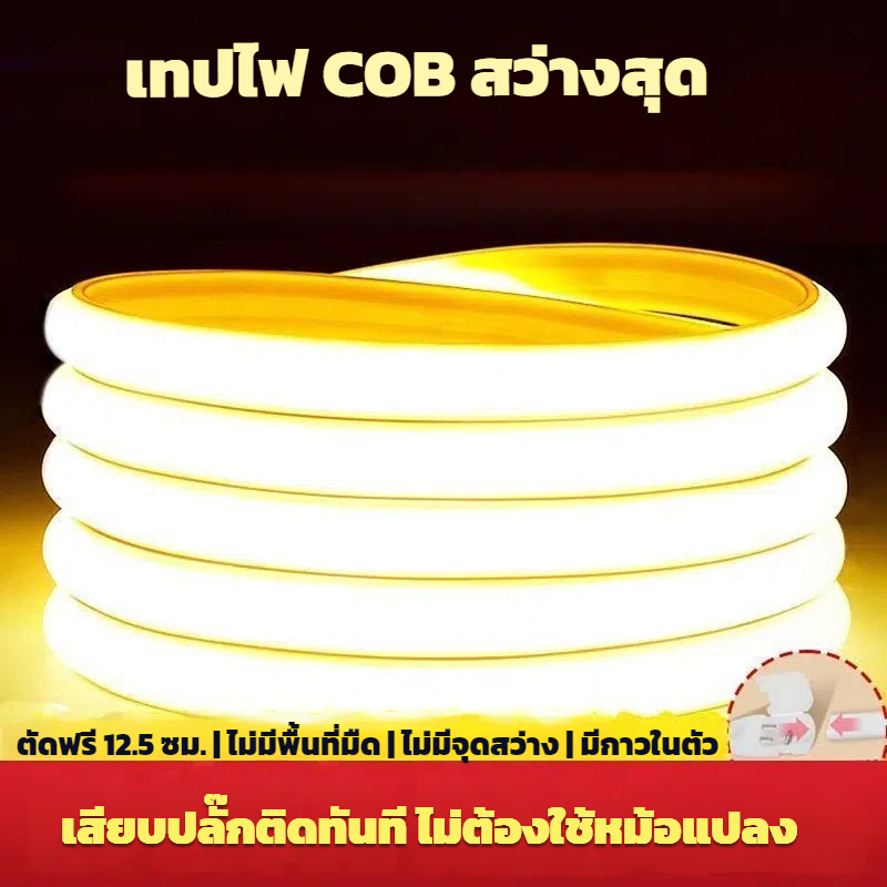 ไฟเส้น แถบไฟ LEDความหนาแน่นสูง ยืดหยุ่น ไฟปีใหม่ 220V ไฟแต่งสวน  ไฟสายยาง