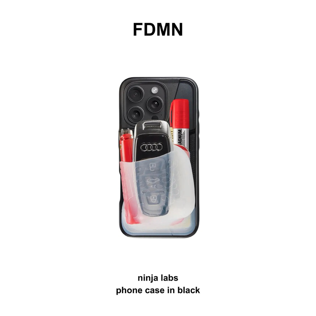 fdmn | (พร้อมส่ง) ninja labs phone case in black