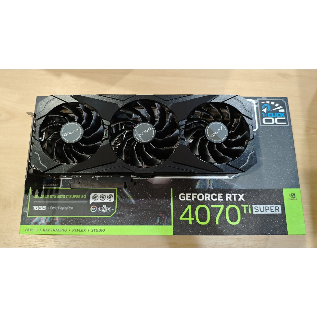 GALAX GeForce RTX™ 4070 Ti SUPER SG 1-Click OC กาดจอมือ 2 สภาพดี