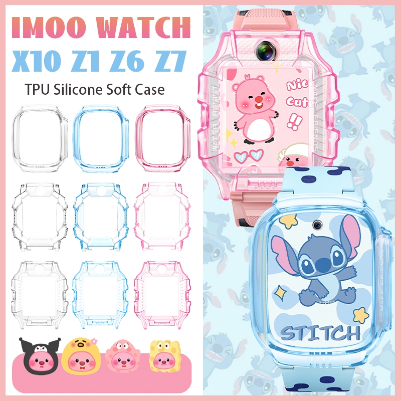 เคสนาฬิกาสำหรับ imoo X10 เคส imoo Phone Watch Z1/Z6/Z7  เคส TPU อ่อนป้องกันการตก imoo X10 กรณี Imoo Z1 Z6 Z7 กรณี