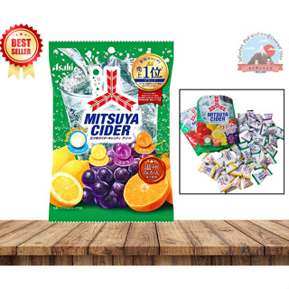 Asahi mitsuya cider candy  ลูกอมโซดารสผลไม้ รสชาติซู่ซ่าชื่น…