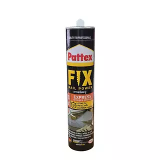 Pattex Fix Express แพทเท็คส์ ฟิคซ์ กาวพลังตะปู PL60 สูตรแห้งเร็ว ขนาด 300ml.