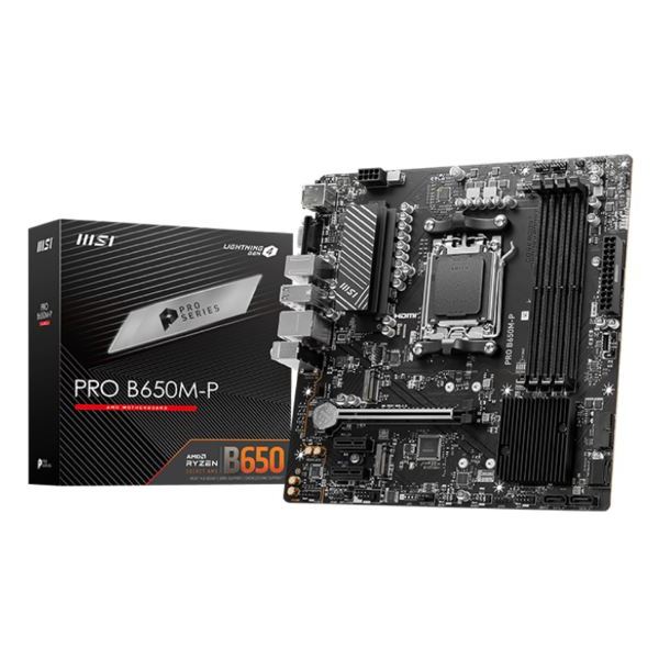 MAINBOARD (AM5) MSI PRO B650M-P DDR5(สินค้าใหม่ กล่องชำรุด ประกัน 3 ปี)