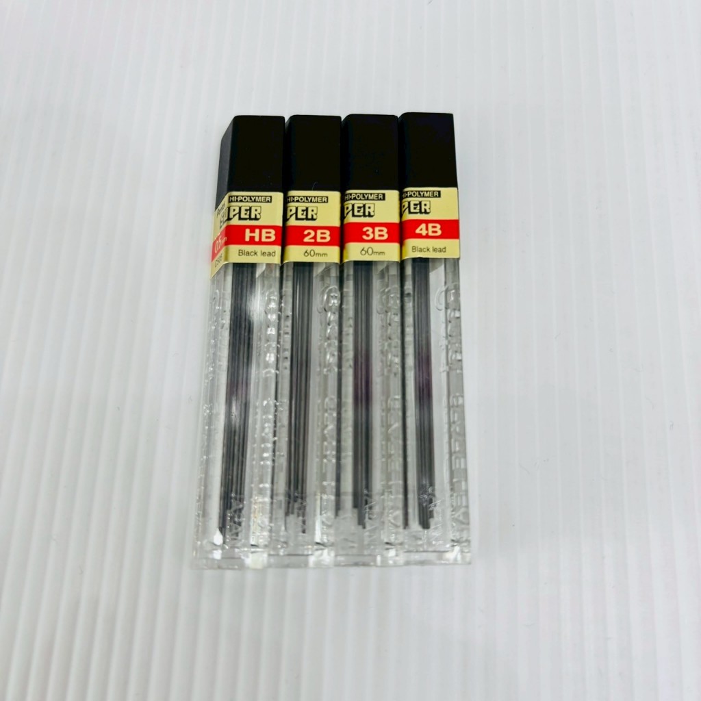 ไส้ดินสอ PENTEL SUPER ขนาด0.5mm ไส้ดินสอ 2B 3B 4B HB  จำนวน 12PCS. ไส้ดินสอเพนเทล