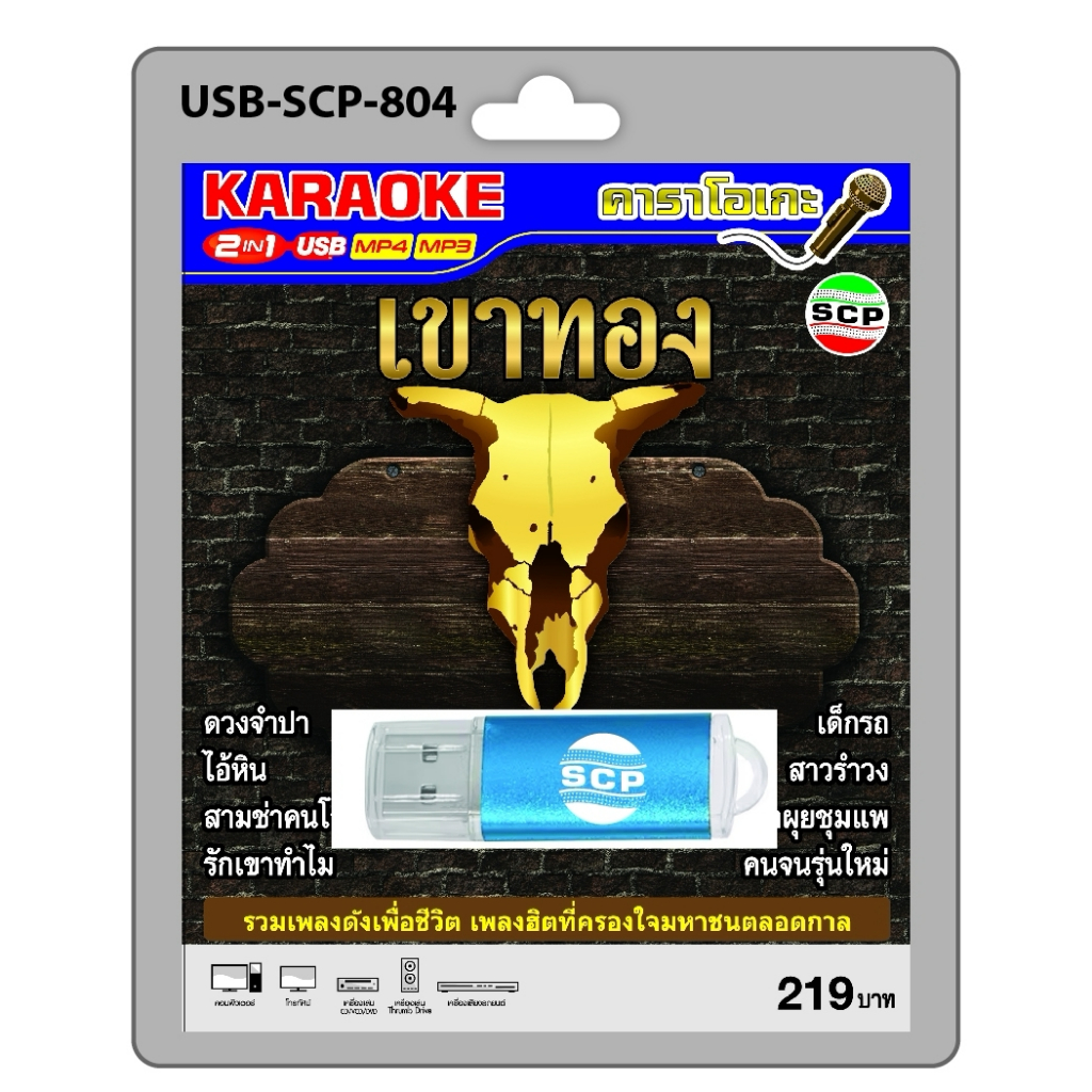 niidz (804) USB flashdrive karaoke ชุด เขาทอง