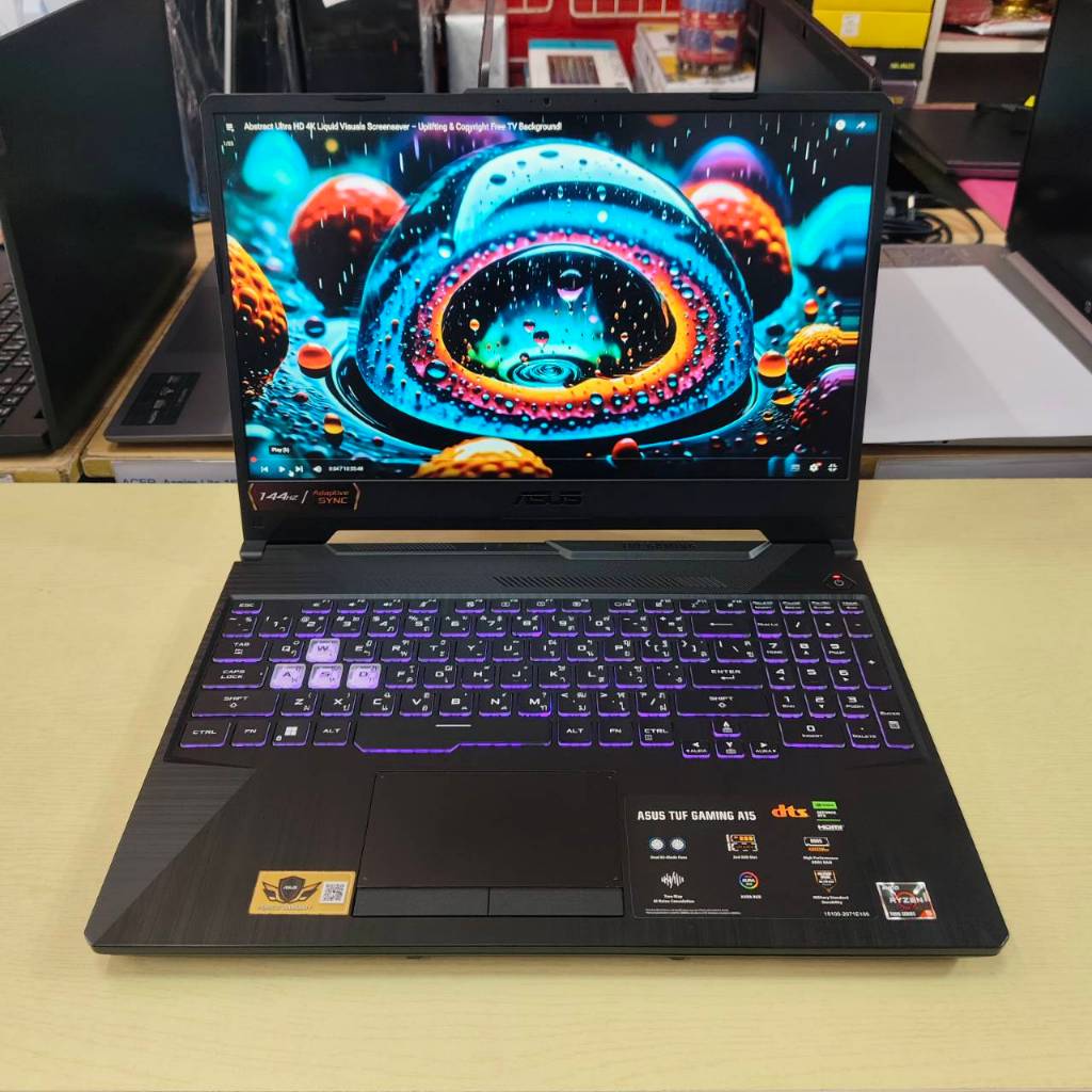 ASUS TUF GAMING A15 FA506NC-HN017W สภาพเครื่อง 90% ประกันศูนย์ 10/6/2026