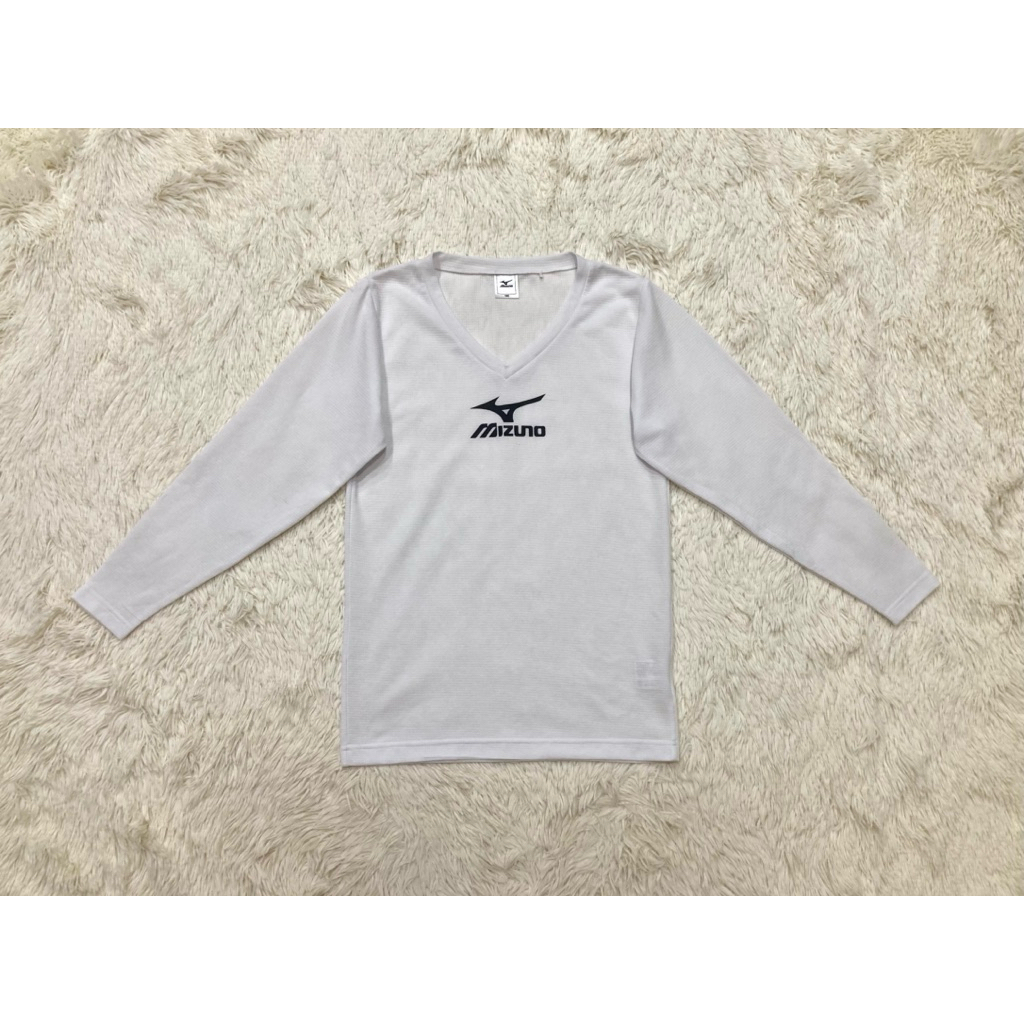เสื้อกีฬาแขนยาว มิ z uน o (XS_อก34-36/ยาว24) มือสองของแท้ 100%