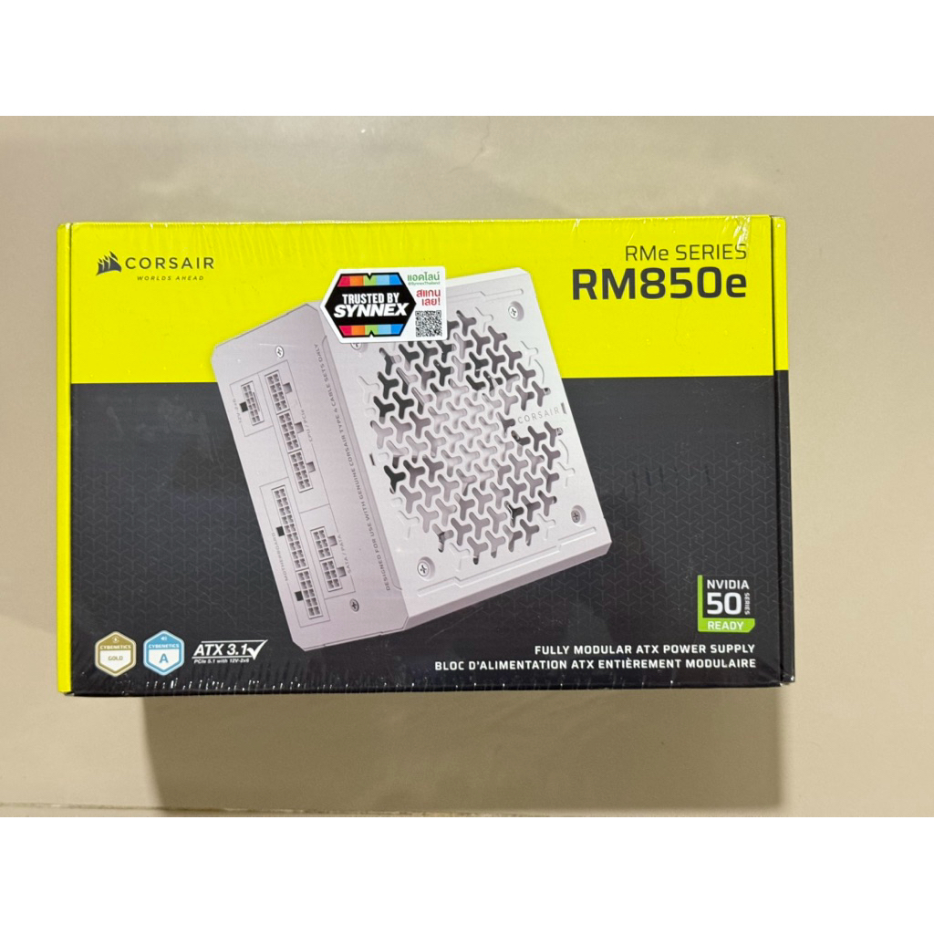 PSU CORSAIR RM850e WHITE CYBERNETICS GOLD MODEL 2025 ประกันศูนย์ไทย (มีของพร้อมส่ง)
