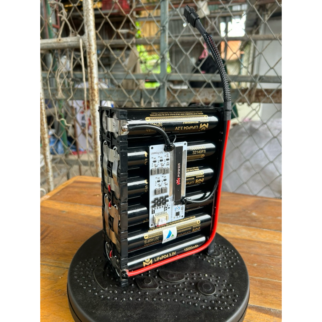 Lifepo4 6S 30Ah BmS Mpower 30A Active balance ที่ชาร์จ5A
