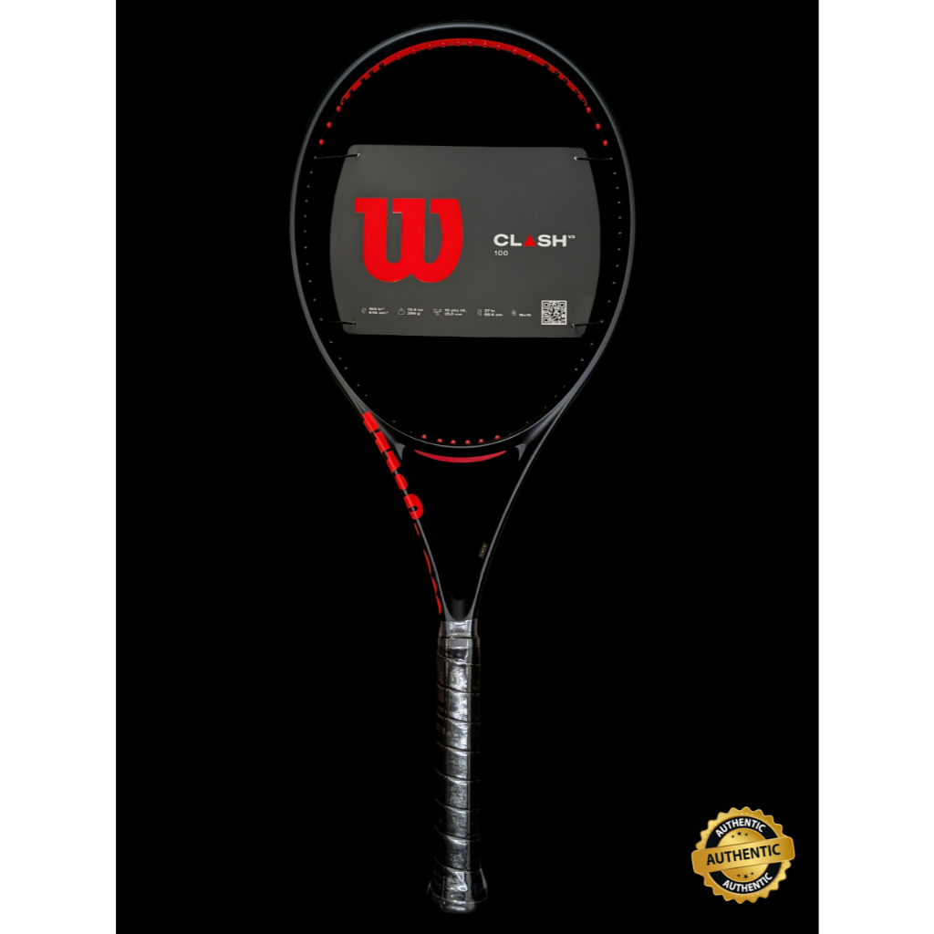 ไม้เทนนิส Wilson CLASH 100 V3 Black/Red 2025 ไม้เทนนิส ของแท้ (สินค้าสั่งขึ้นเอ็น ไม่รับเปลี่ยน)