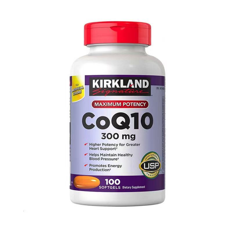 Kirkland Coenzyme Q10 300mg /100 softgels คิวเท็น ต้านอนุมูลอิสระ COQ10 300 mg- เจียนหยวน