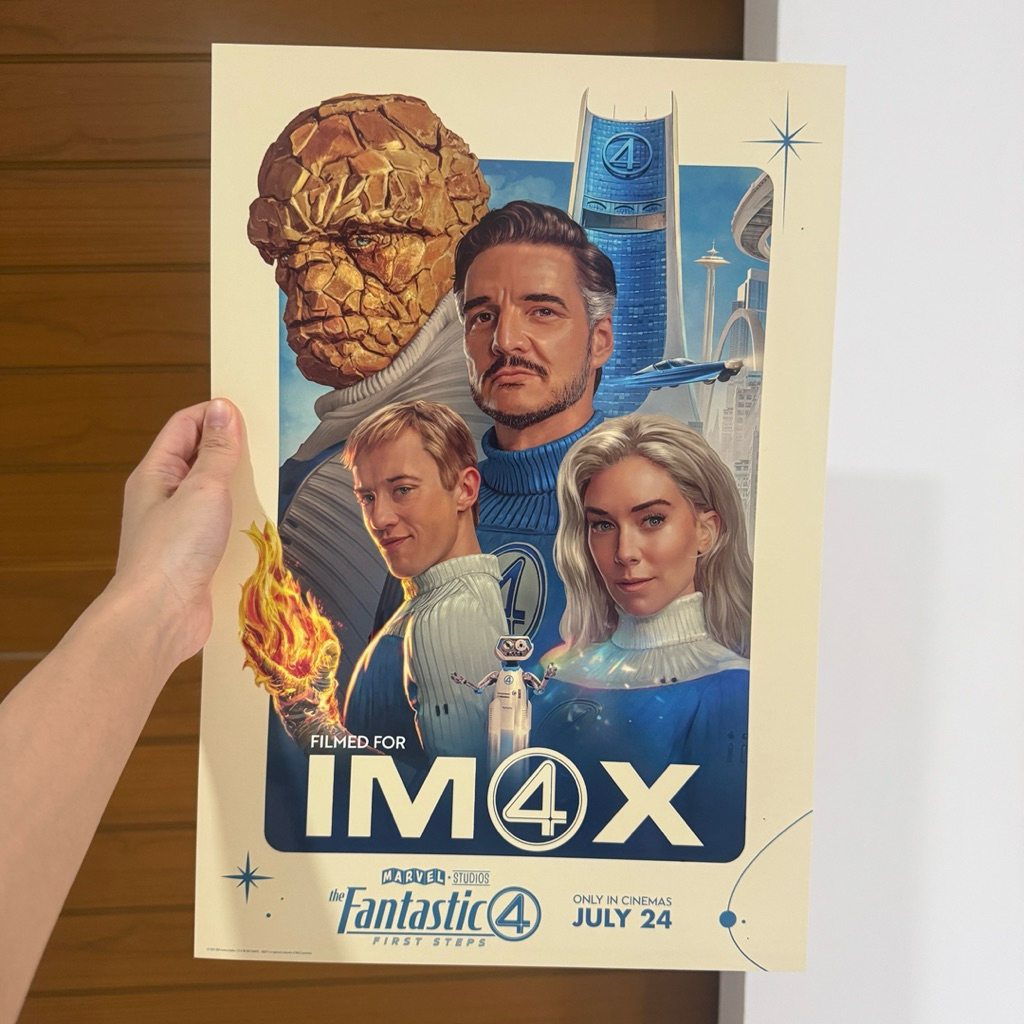 Fantastic 4 Poster and Card โปสเตอร์แฟนแทสติก 4 Fantastic Four