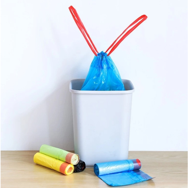 ถุงขยะ พกพา ใช้ง่าย ถุงขยะแบบม้วน - รูปที่ 4